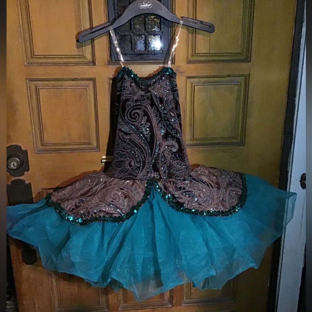 Ballet costume with tulle skirt